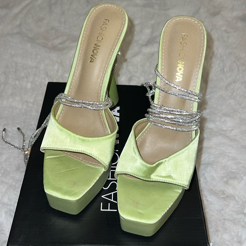 Platform Lace Up Heels
